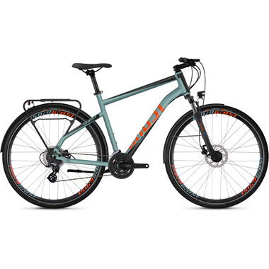 Bicicleta de viaje GHOST SQUARE TREKKING 2.8 AL DIAMANT Azul/Naranja 2020 0